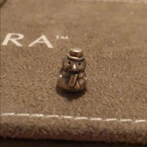 Snowman Pandora charm